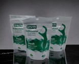*3* GUM Flossers Mint  w. Extra Strong Floss 120 count (40 In Each) - £15.45 GBP