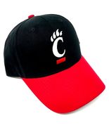 National Cap MVP Cincinnati Bearcats Logo Black &amp; Red Curved Bill Adjust... - £13.85 GBP