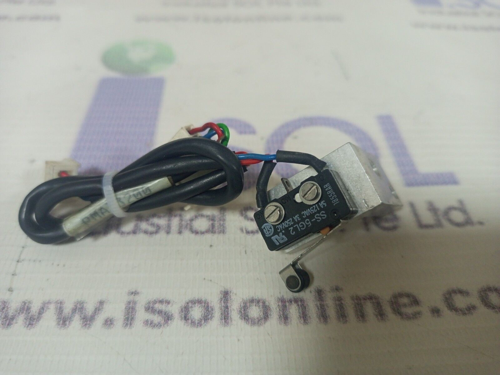 Omron SS-5GL2 Mini Switch Roller Lever Actuator Solder Terminal 5A W/ Co... - $19.44