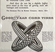 1916 Goodyear Cord Ties Bicycle Tire #1 Advertisement Akron Ohio DWMYC3 - $367.32 MXN