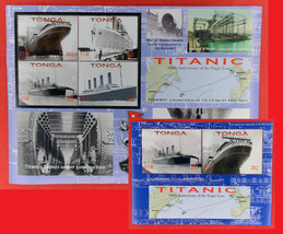ZAYIX - 2012 Tonga 1178-1179 MNH Sinking of the Titanic Ships  072122SL03M - £12.41 GBP