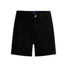 George Men&#39;s Stretch Twill Flat Front Shorts, 9&quot; Inseam Black Size 46 - $18.80