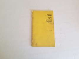1972 Ford Capri - Owners Manual - $11.12