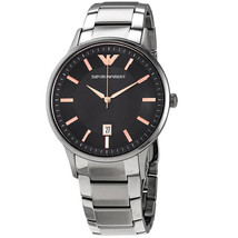 Armani Men's Emporio Black Dial Watch - AR11179 - £125.71 GBP