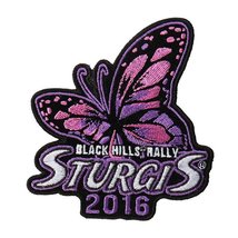 Hot Leather Women&#39;s Official 2016 Sturgis Motorcycle Rally Butterfly Patch - £8.96 GBP