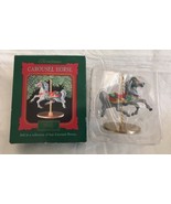Vtg HALLMARK ORNAMENT CAROUSEL HORSE 2nd in Series 1989 COLLECTIBLE Holl... - £11.18 GBP