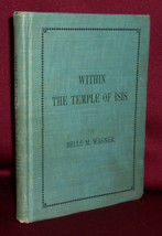 Belle M. Wagner Within The Temple Of Isis First Edition 1899 Scarce Occult Novel - £168.18 GBP