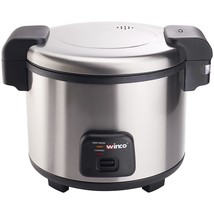 Winco Commercial-Grade Electric Rice Cooker with Hinged Cover, 30 Cup - £238.99 GBP