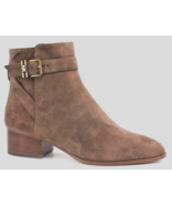 Michael Kors Britton Ankle Bootie Boots Suede Dark Caramel Brown 8 M NEW - $168.31 CAD