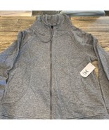 Xersion Hooded Heather Gray Long Sleeve Sweatshirt. Size Large. NWT. 9 - £11.85 GBP