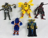 Lot of 5 Vintage Bandai Power Rangers Villain Figures Dramole Master Vil... - $31.99