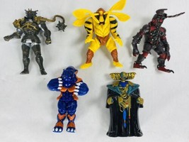 Lot of 5 Vintage Bandai Power Rangers Villain Figures Dramole Master Vil... - $31.99