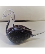 Vtg crystal art glass swan figurine - £77.90 GBP