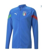 NWT men’s M/medium Puma Italia/Italy FIGC full zip player Training jacket 767072 - £48.44 GBP