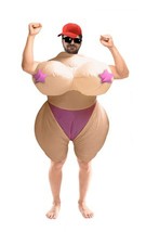 Fun Inflatable Big Mama Costume Outfit Suit Halloween or Stag Hen Party - $34.00