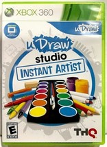uDraw Studio: Instant Artist Microsoft Xbox 360 Video Game draw paint artistic - $9.06