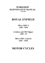 ROYAL ENFIELD 1945 - 1957 350CC 500CC REPAIR WORKSHOP SERVICE MANUAL REP... - $49.99