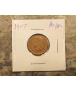 1907 Indian Head Cent AU/BU Nice Luster - $19.99