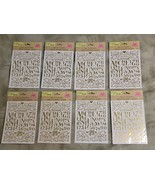 Gold Leaf Filigree ink Transfer sheets(8) - $12.00