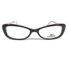 Lacoste L2611 513 Eyeglasses Frames Purple Rectangular Cat Eye 53-17-135 - $74.59