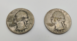 Siver Quarters 1944 and 1950 - $8.25