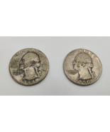 Siver Quarters 1944 and 1950 - $8.25