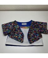2014 BABW Girl&#39;s Build a Bear WorkShop Brilliant Multi-Color Sequined Top - $9.32 CAD