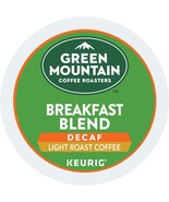 Green Mountain DECAF Breakfast Blend Coffee 24 to 144 Keurig Kcups Pick ... - $426.26 MXN+