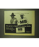 1968 Fight MS Advertisement - Jack Lemmon and Tony Curtis - £14.55 GBP