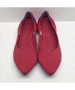 Rothy&#39;s Size 6 Women&#39;s Chili Red The Point Slip On Pointed Comfort Flats - $48.62 CAD