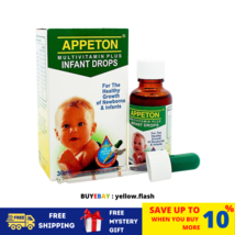 Appeton Multivitamin Plus Baby Infant Drop 30ml Suplemento Crecimiento saludable - £20.51 GBP