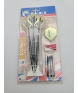 Vintage Unicorn English Darts Cyclone Dart Kit Soft Touch 12 Gram 1993 9... - $25.87 CAD
