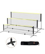  Badminton Net, Height Adjustable Volleyball Net, 14ft Wide Foldable Pic... - $62.82