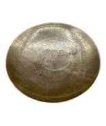 Vintage Chinese Brass Bowl Hand Etched Dragons Sun Moon Design 7” - $508.65 MXN