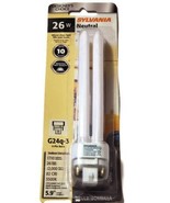 Dulux D/E 20644 Double Tube Compact Fluorescent Lamp, 26 W, T12, 4-Pin G... - $7.75