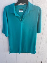 Mens PGA TOUR Airflux Short Sleeve Green Polo Golf Shirt SIZE M medium NWT - £19.92 GBP