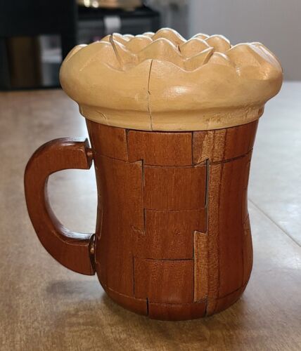 Beer Mug 3D Jigsaw Wooden Puzzle Brain Teaser. Item image 2
