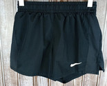 Nike Dry-Fit Girls Running Shorts Tempo Brief Lined Black Size Medium At... - £13.17 GBP