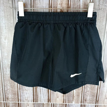 Nike Dry-Fit Girls Running Shorts Tempo Brief Lined Black Size Medium Athletic - £13.17 GBP