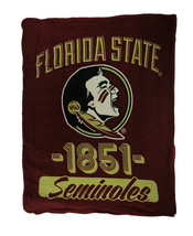 Florida State Seminoles Plush Throw in a Tote Travel Blanket - £24.61 GBP