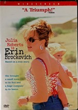 Erin Brockovich [DVD 2000] Julia Roberts, Albert Finney, Aaron Eckhart - $2.27