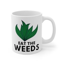 Foraging Coffee Mug | EAT THE WEEDS | Wild Foods White Ceramic Mug | Great Gift  - £19.98 GBP