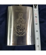 Fraternity Alpha Kappa Psi Stainless Steel 8 Ounce Engraved Flask - £13.04 GBP