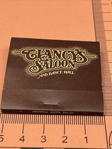 Matchbook Cover  Clancy’s Saloon And Dance Hall  Dallas, Texas  Unstruck... - $278.74 MXN