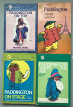 Vintage 1970&#39;s Paddington Bear 4 Book Lot  Michael Bond Peggy Fortnum - £11.07 GBP
