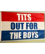 Tits Out For The Boys Flag Send Nudes Poster USA Sign 3x5&#39; - €15,35 EUR