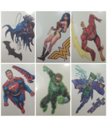 6 sheets of  DC Comics Heroes Temporary Tattoos 9 different designs UGJDS - £5.53 GBP