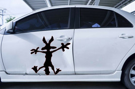 2x Wile E Coyote Hitting Wall Splat Wiley Vinyl Decal Sticker Different sizes - £3.45 GBP+