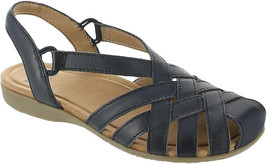 New Womens 10 N Sandals Shoes Blue Comfort Flats NWT Fisherman Earth Berri Slip - £61.77 GBP