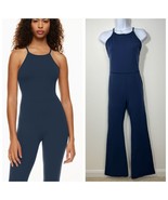 Aritzia Wilfred Free Leila Flare Jumpsuit Size Medium Navy blue - $57.91